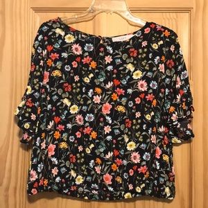 Loft floral top size medium